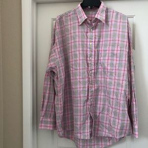 burberry shirt mens pink